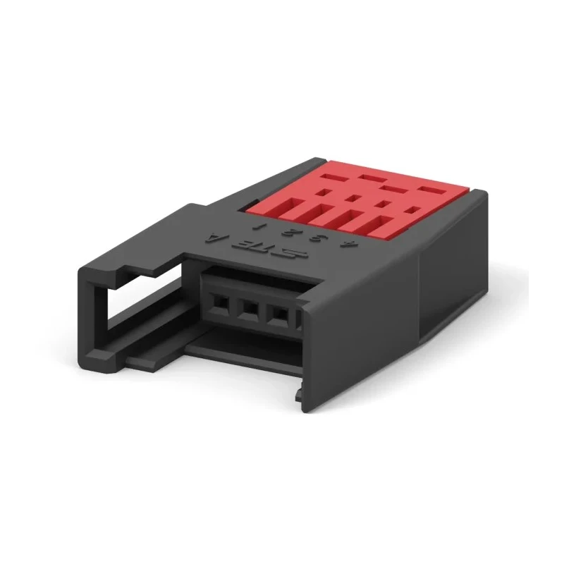 TE Connectivity 4-Way RITS Connector Female for Cable, 1 Row 1-1746741-4