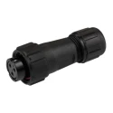 RS PRO Miniature Circular Connector, 3 Contacts, Cable Mount Plug, Female, Threaded, IP68, 250V, 13A 144-0620