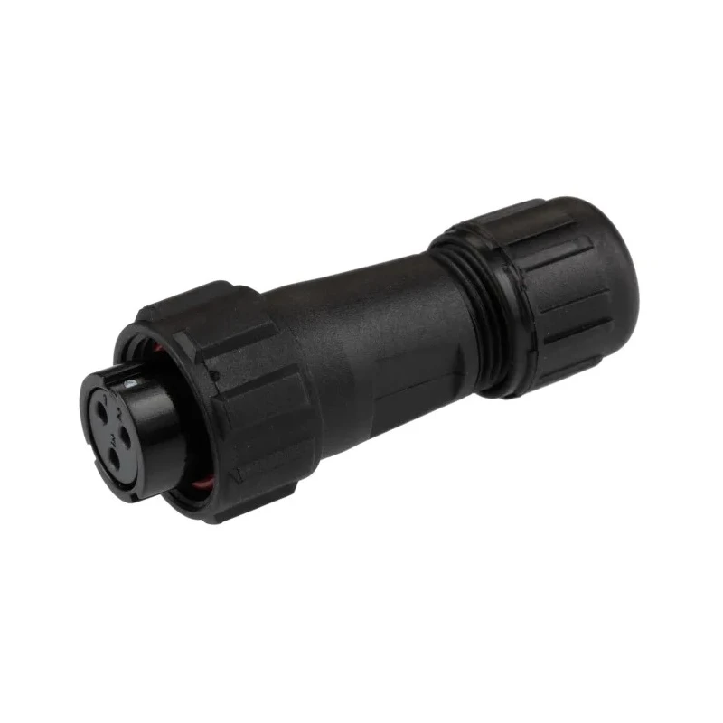 RS PRO Miniature Circular Connector, 3 Contacts, Cable Mount Plug, Female, Threaded, IP68, 250V, 13A 144-0620