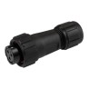 RS PRO Miniature Circular Connector, 3 Contacts, Cable Mount Plug, Female, Threaded, IP68, 250V, 13A 144-0620