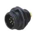 RS PRO Circular Connector, 3 Contacts, Front Mount, Miniature Socket Male, IP68 Rated, 13A, 250V, Threaded Mating 144-0624