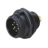 RS PRO Circular Connector Miniature Socket 5 Contacts Male Threaded Coupling IP68 Rated 180V 5A 144-0626