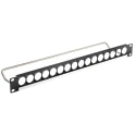 RS PRO Audio/Video 16 Port Patch Panel 1U Rack Height Steel RoHS 143-8918