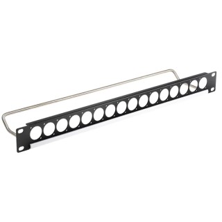 RS PRO Audio/Video 16 Port Patch Panel 1U Rack Height Steel RoHS 143-8918