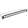 RS PRO Audio/Video 16 Port Patch Panel 1U Rack Height Steel RoHS 143-8918