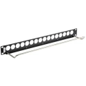 RS PRO Audio/Video 16 Port Patch Panel 1U Rack Height Steel RoHS 143-8918