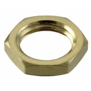 Amphenol RF Connector Nut for SMA Type Connector Brass Gold Finish 132-NUT SMA GLD