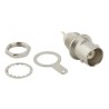 Amphenol RF BNC Series RF Connector Panel Mount Female BNC 50 Ω Straight Body Solder 031-221-RFX