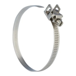 Jubilee Stainless Steel Slotted Screw Quick Release Strap Hose & Jubilee Clip 7mm Width 50mm-175mm ID FLS175SS