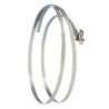 Jubilee Stainless Steel Slotted Screw Quick Release Strap 7mm Width 50mm-405mm ID FLS405SS