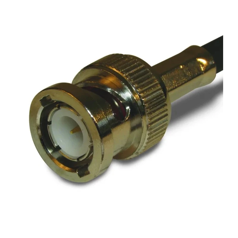 Amphenol RF BNC Series Coaxial Connector Cable Male BNC 50 Ω Straight Body Crimp 112116