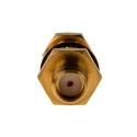 Amphenol RF SMA Series Coaxial Connector Panel Mount Female SMA, 50 Ω, Straight Body Solder 132170