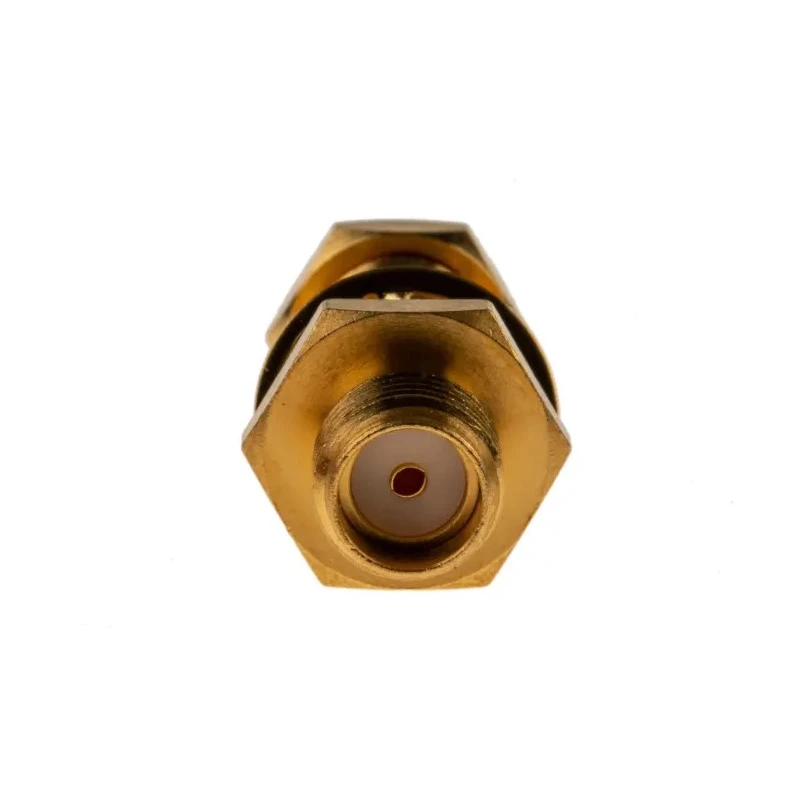 Amphenol RF SMA Series Coaxial Connector Panel Mount Female SMA, 50 Ω, Straight Body Solder 132170
