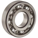 SKF Single Row Deep Groove Ball Bearing 10 mm ID 30 mm OD 9 mm Width Sheet Metal Cage Steel Balls 6200/C3