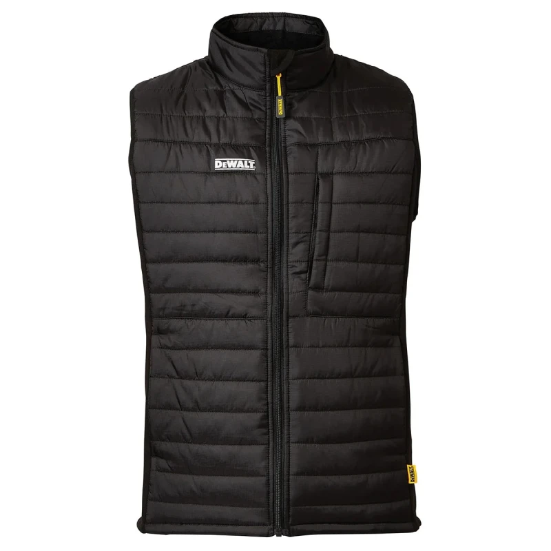 DeWALT Force Black Shower Resistant Men's Gilet XL Force XL