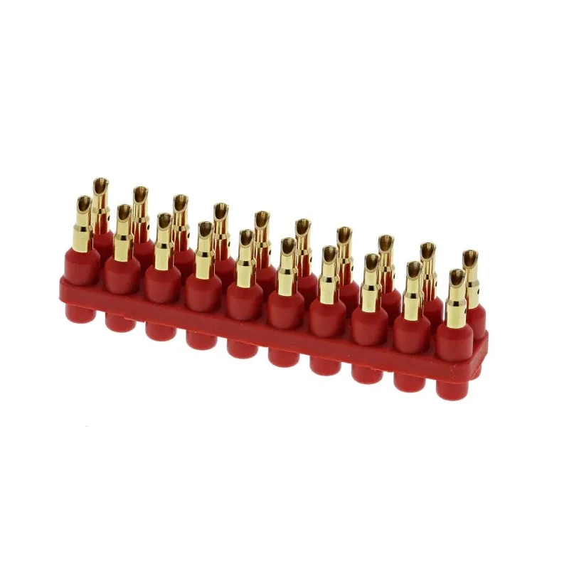 Staubli Straight Panel PCB Socket, 20-Contact, 2 Row, 6 mm Pitch, Gold Plating, 10A, 70V 63.9356-22