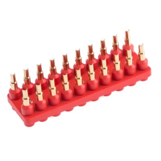 Staubli Straight Panel PCB Socket 20-Contact 2 Row 12 mm Pitch Gold Plated Female Contact 10A 70V 63.9358-22