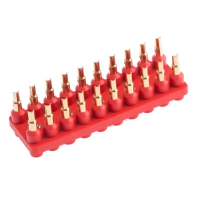 Staubli Straight Panel PCB Socket 20-Contact 2 Row 12 mm Pitch Gold Plated Female Contact 10A 70V 63.9358-22