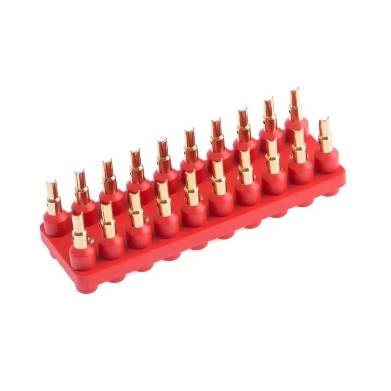 Staubli Straight Panel PCB Socket 20-Contact 2 Row 12 mm Pitch Gold Plated Female Contact 10A 70V 63.9358-22