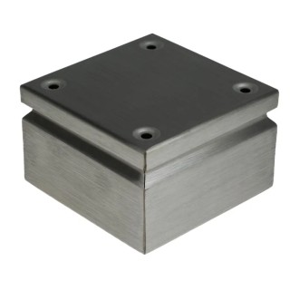 RS PRO Grey Stainless Steel Junction Box IP66 150mm x 150mm x 80mm 144-1348