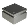 RS PRO Grey Stainless Steel Junction Box IP66 150mm x 150mm x 80mm 144-1348