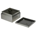 RS PRO Grey Stainless Steel Junction Box IP66 150mm x 150mm x 80mm 144-1348