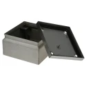 RS PRO Grey Stainless Steel Junction Box IP66 150mm x 150mm x 80mm 144-1348
