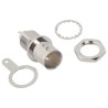 Amphenol RF Coaxial Connector Panel Mount Female BNC, 75 Ω, Straight Body Solder 112427