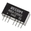 Recom DC/DC Converter, 5V Output, -5V, 18V DC Input, 3W Power, Through Hole SIP8 Package RS3-1205D