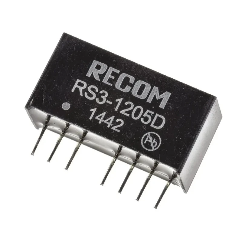 Recom DC/DC Converter, 5V Output, -5V, 18V DC Input, 3W Power, Through Hole SIP8 Package RS3-1205D