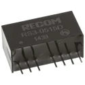 Recom DC/DC Converter 15V, -15V Output, 9V DC Input, 3W Power, Through Hole Mount, +71°C Max Temp RS3-0515D