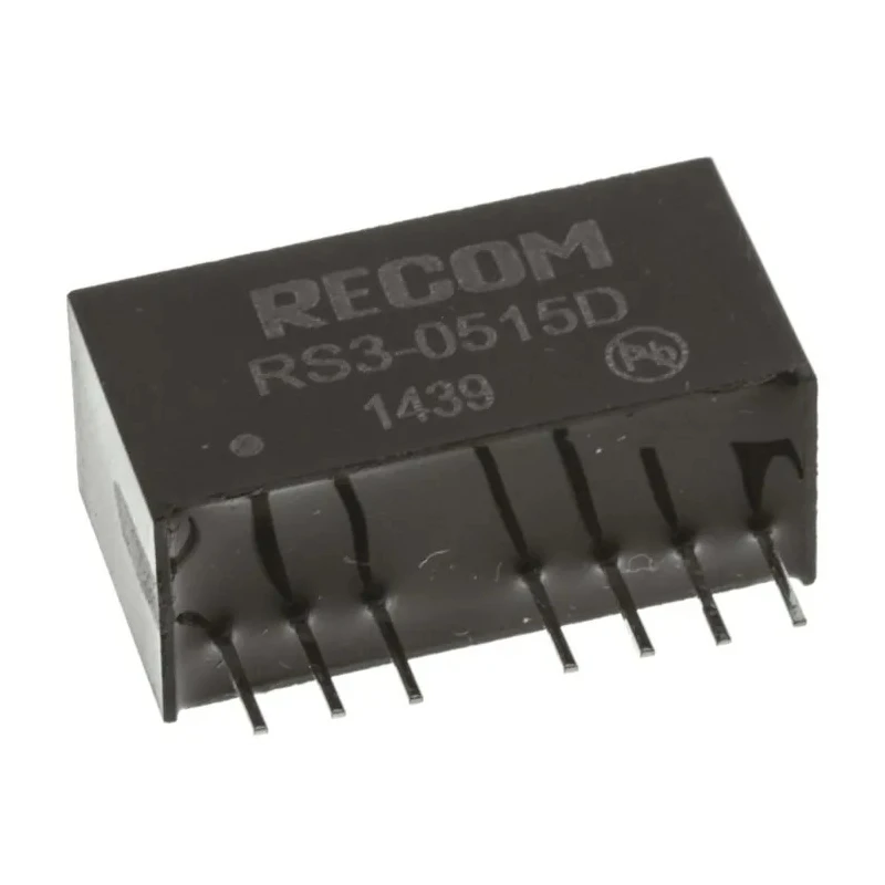 Recom DC/DC Converter 15V, -15V Output, 9V DC Input, 3W Power, Through Hole Mount, +71°C Max Temp RS3-0515D