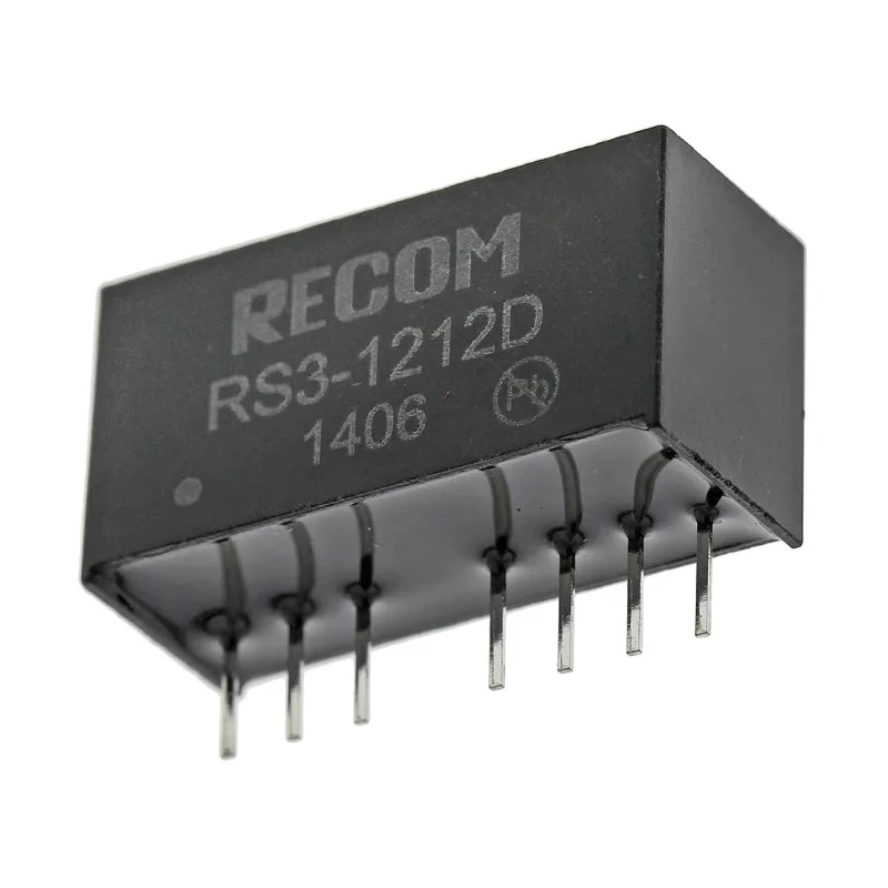 Recom DC/DC Converter, 12V and -12 V Output, 18V DC Input, 9V Input, 3W Maximum Output Power, Through Hole SIP-8 RS3-1212D