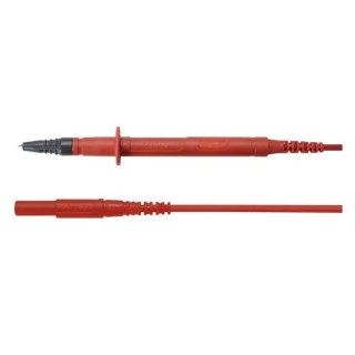 Schutzinger Test Probe with 4 mm Safety Plug 1m Lead Length 16A CAT IV 1kV, SPL 7318 Ni / 1 / 100 /RT