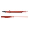 Schutzinger Test Probe with 4 mm Safety Plug 1m Lead Length 16A CAT IV 1kV, SPL 7318 Ni / 1 / 100 /RT