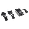 RS PRO 30W 24V DC Output Centre Positive AC/DC Adapter with Universal Plug and 2.1 x 5.5 x 12 mm Connector 144-0957