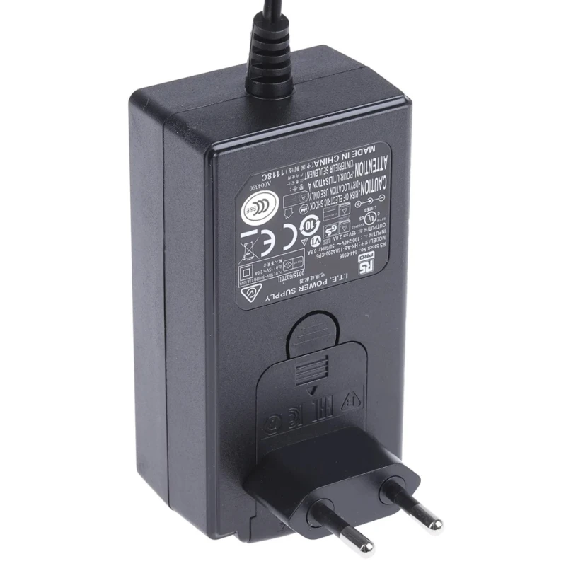 RS PRO AC/DC Adapter Universal Plug Australia, EU, UK, US 30W 15V DC Output 2A 144-0956