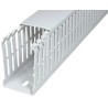 SES Sterling Halogen Free Grey Open Slot Cable Trunking W25mm x D75 mm x L2 m ABS Polycarbonate GF-DIN-SH-A7/5 W25mm