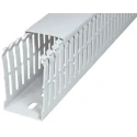 SES Sterling Grey Open Slot Cable Trunking W37.5mm x D75mm x L2m Polycarbonate ABS GF-DIN-SH-A7/5 8480221013