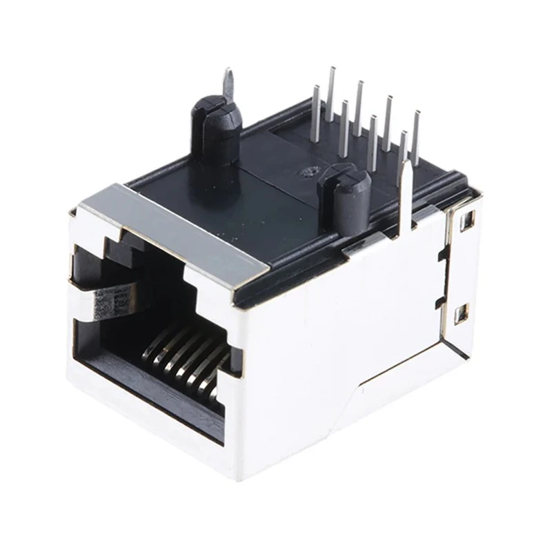 RS PRO RJ45 Connector Female PCB Cat4 Shielded Right Angle 1 Port 8 Way 144-2247