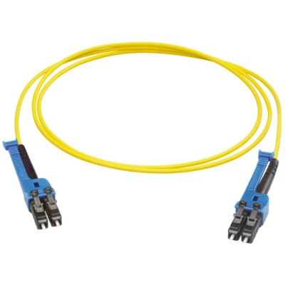 Huber+Suhner LC to LC Fibre Optic Cable Low Smoke Zero Halogen Yellow 15 m PCRS_LCUX_LCUX_A221T_15.0_SS