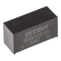 Recom DC/DC Converter 3.3V DC Output, 9-18V DC Input, 3W Power, Through Hole SIP-8 Package RS3-123.3S