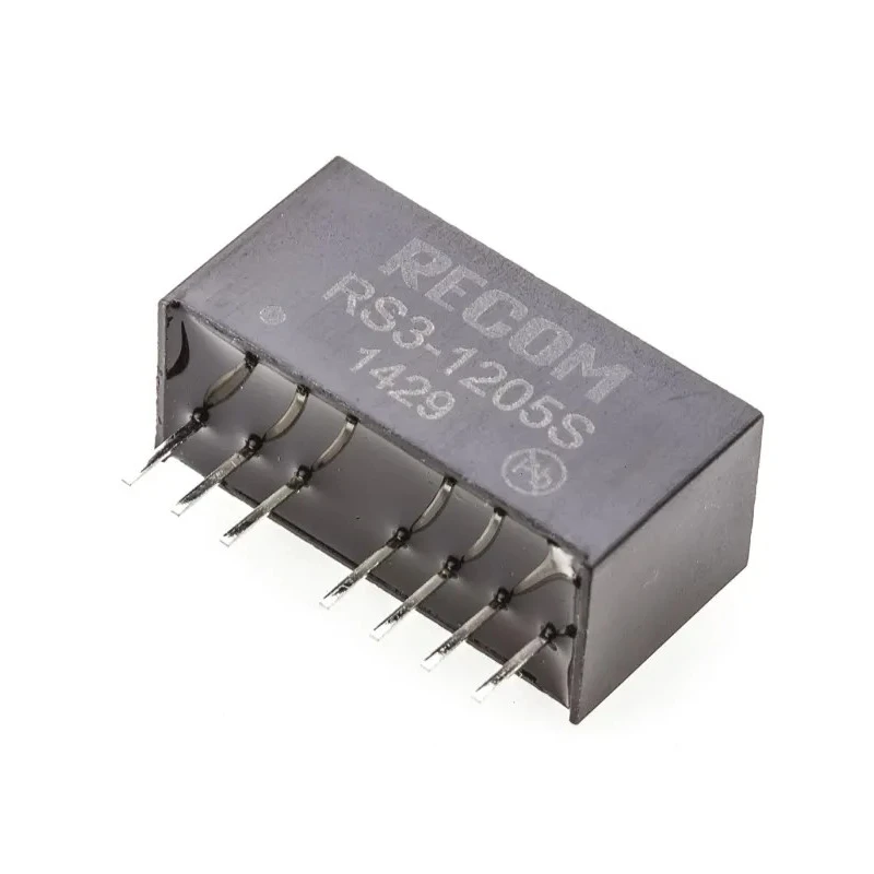 Recom RS3 Series DC/DC Converter, 5V Output, 18V/9V Input, 3W Power, Through Hole SIP-8 RS3-1205S