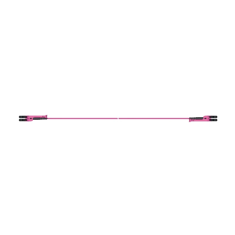 Huber+Suhner LC to LC Fibre Optic Cable Low Smoke Zero Halogen Violet 10 m PCRS_LCMX_LCMX_O421T_10.0_LL