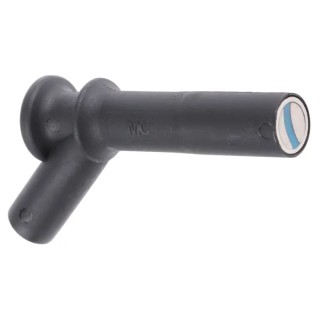 Staubli Black Test Connector Adapter with Nickel Plated Contacts 2A 1kV CAT III CAT IV 66.9515-21