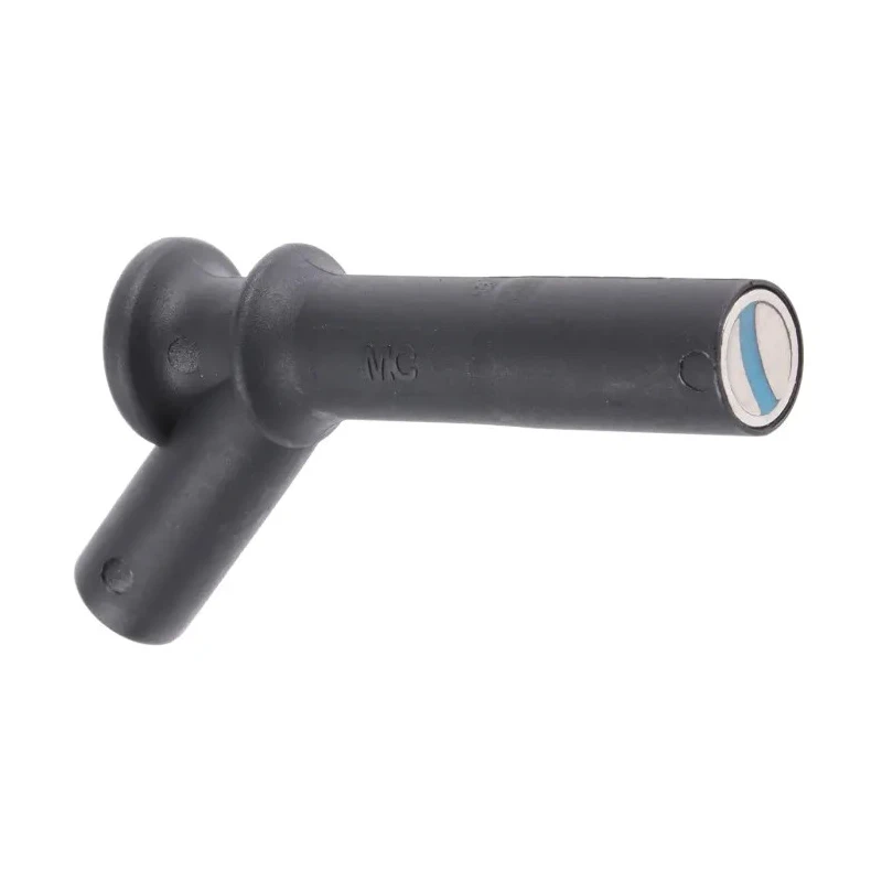 Staubli Black Test Connector Adapter with Nickel Plated Contacts 2A 1kV CAT III CAT IV 66.9515-21