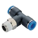 RS PRO Pneumatic Fitting 4mm Push-in Male Metric Nickel-Plated Brass 60°C Max Operating Temperature 144-2619