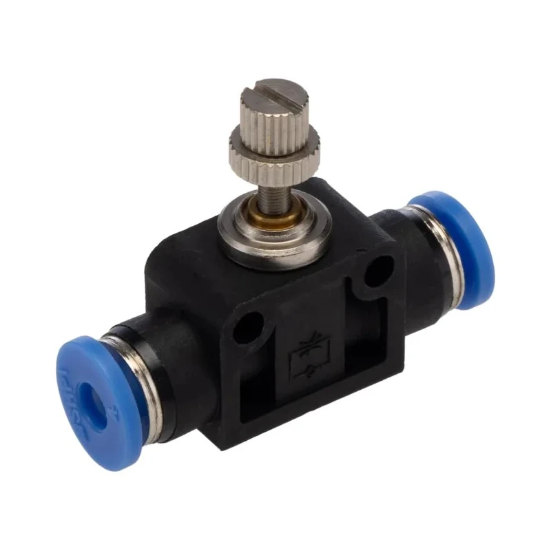 RS PRO Meter Out Control Speed Controller Push-in 4 mm Tube Inlet and Outlet Ports 144-2661