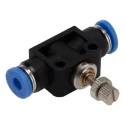 RS PRO Meter Out Control Speed Controller Push-in 4 mm Tube Inlet and Outlet Ports 144-2661