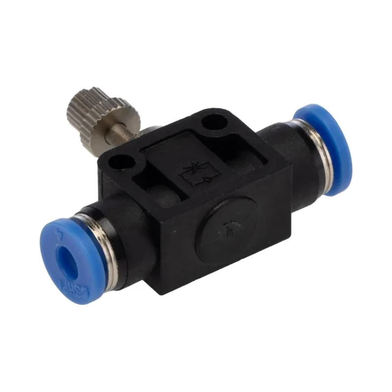 RS PRO Meter Out Control Speed Controller Push-in 4 mm Tube Inlet and Outlet Ports 144-2661
